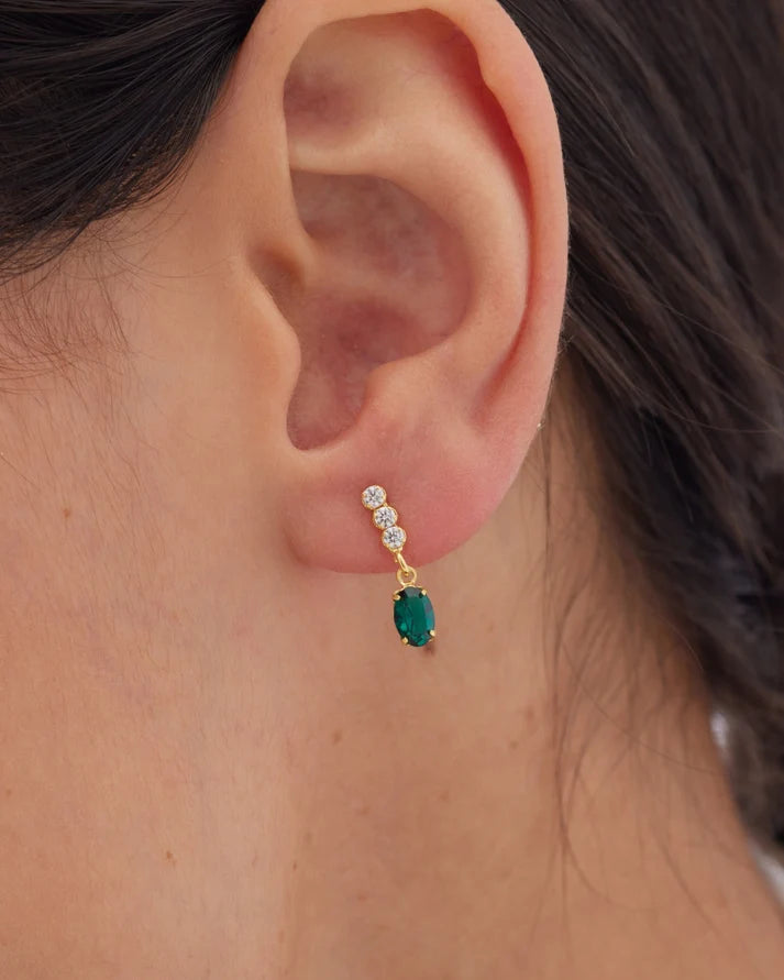 Pendientes cristales cortos VC