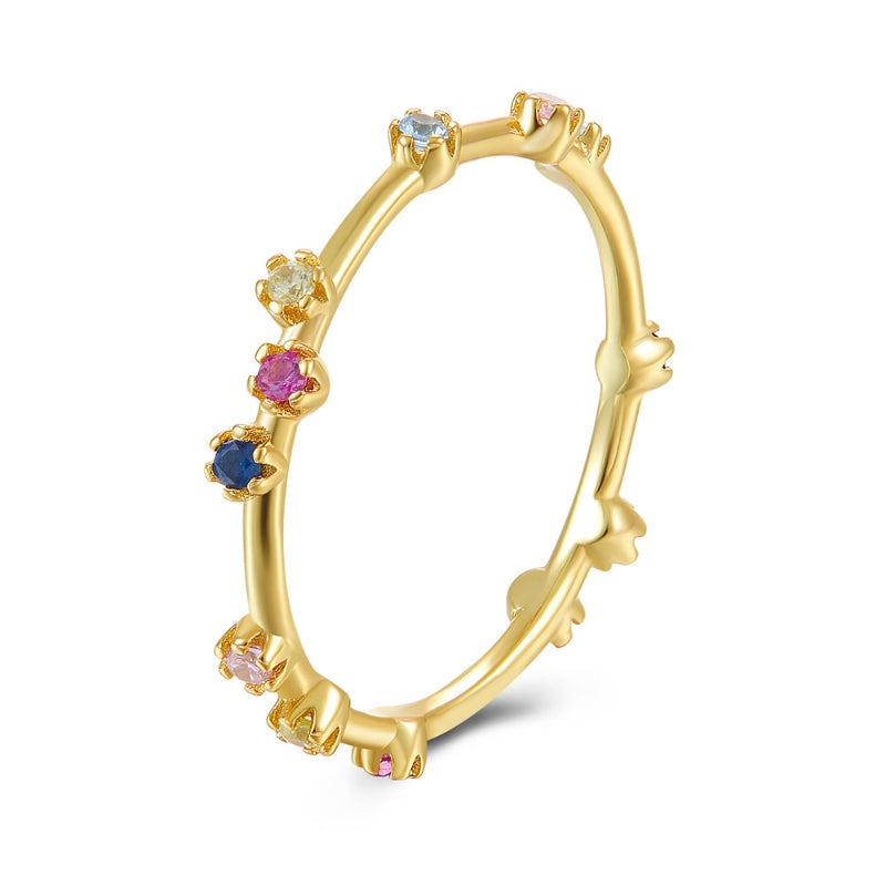 Anillo con circonitas