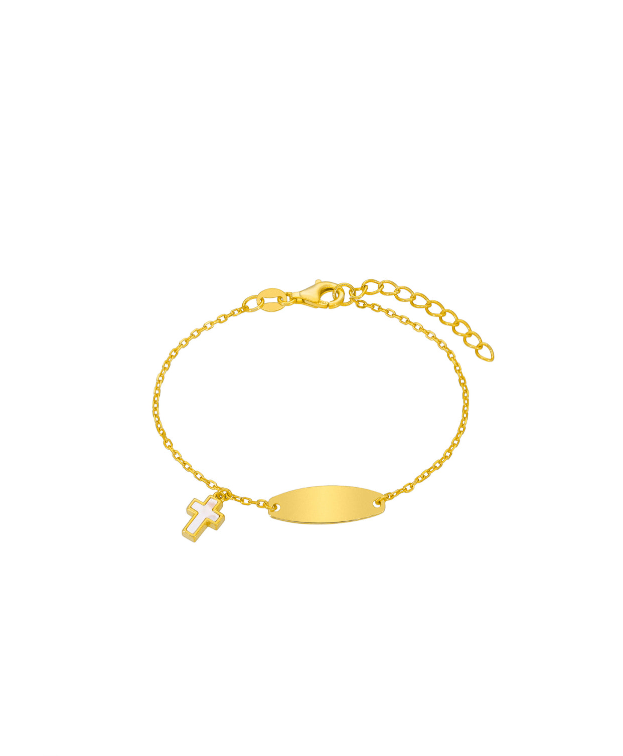 Pulsera Cruz Nácar