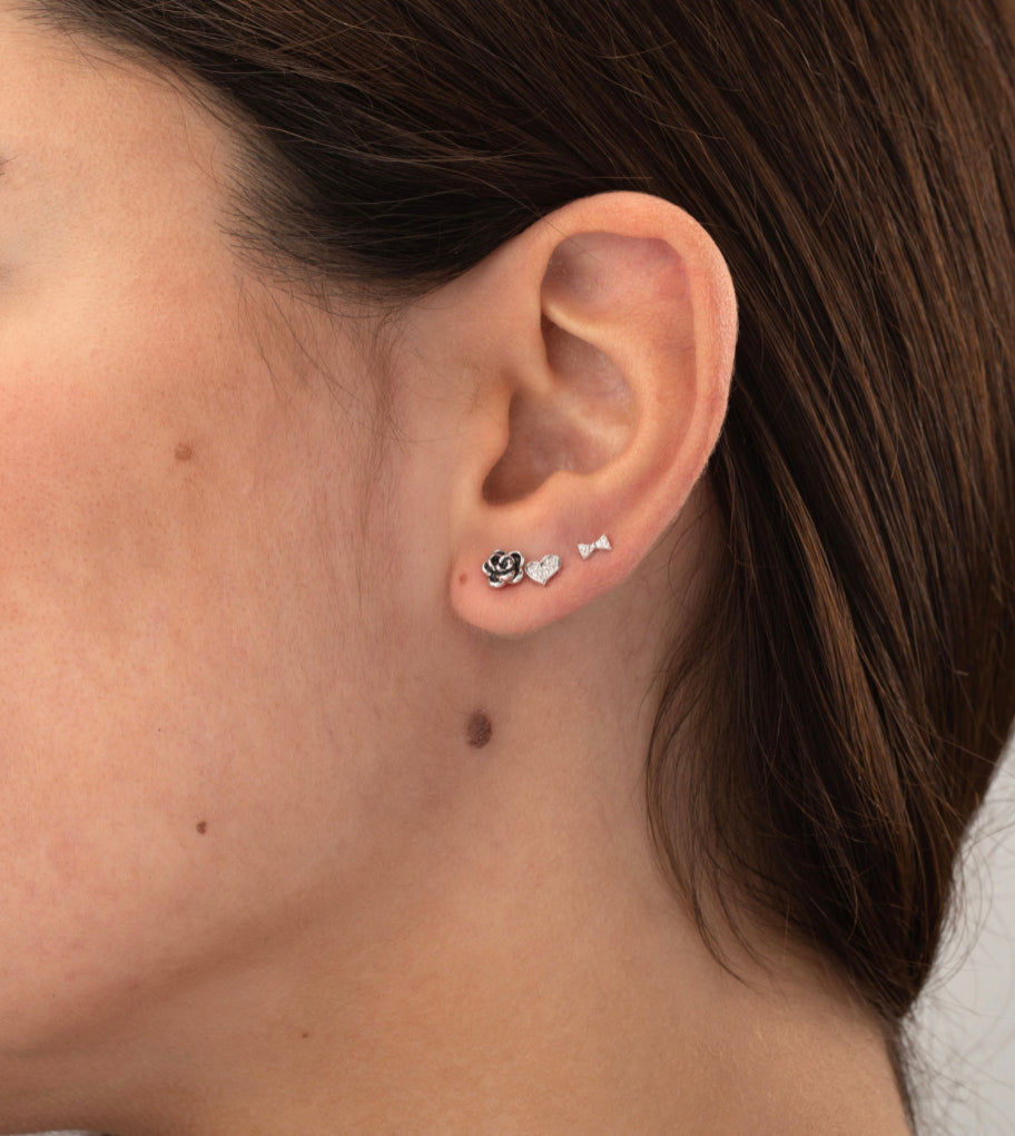 Piercing corazón circonitas