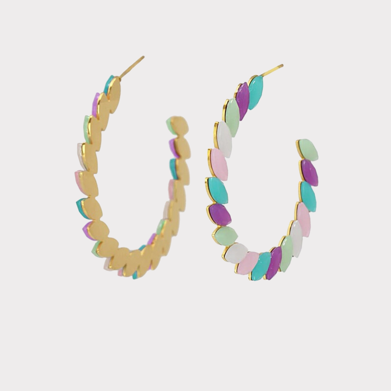 Aros piedras color