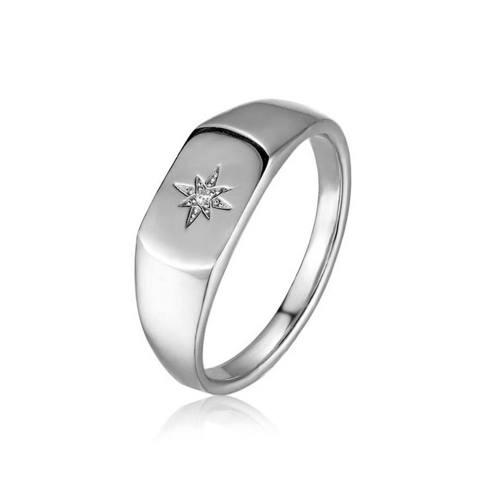 Anillo Estrella Circonita