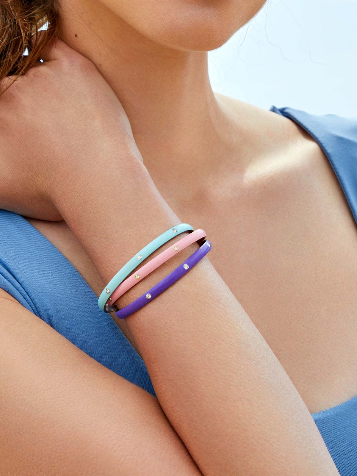 Pulsera Esmalte y Circonitas