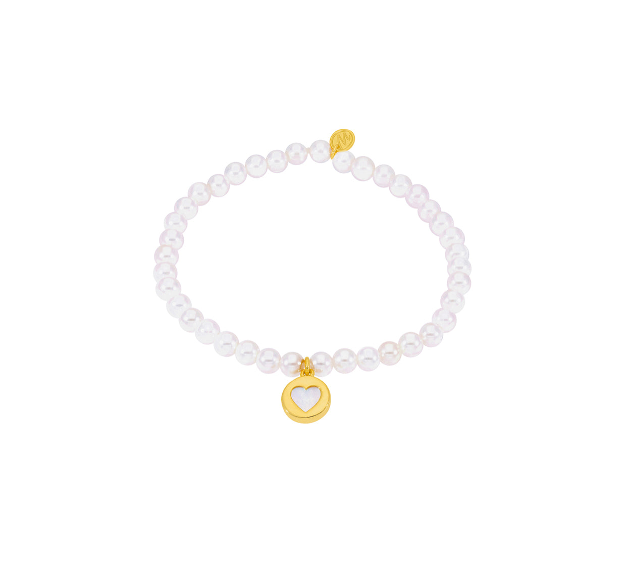 Pulsera Perlas corazón