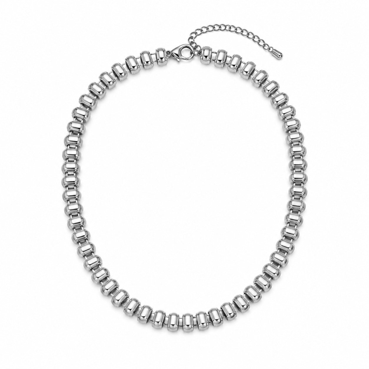Collar liso acero