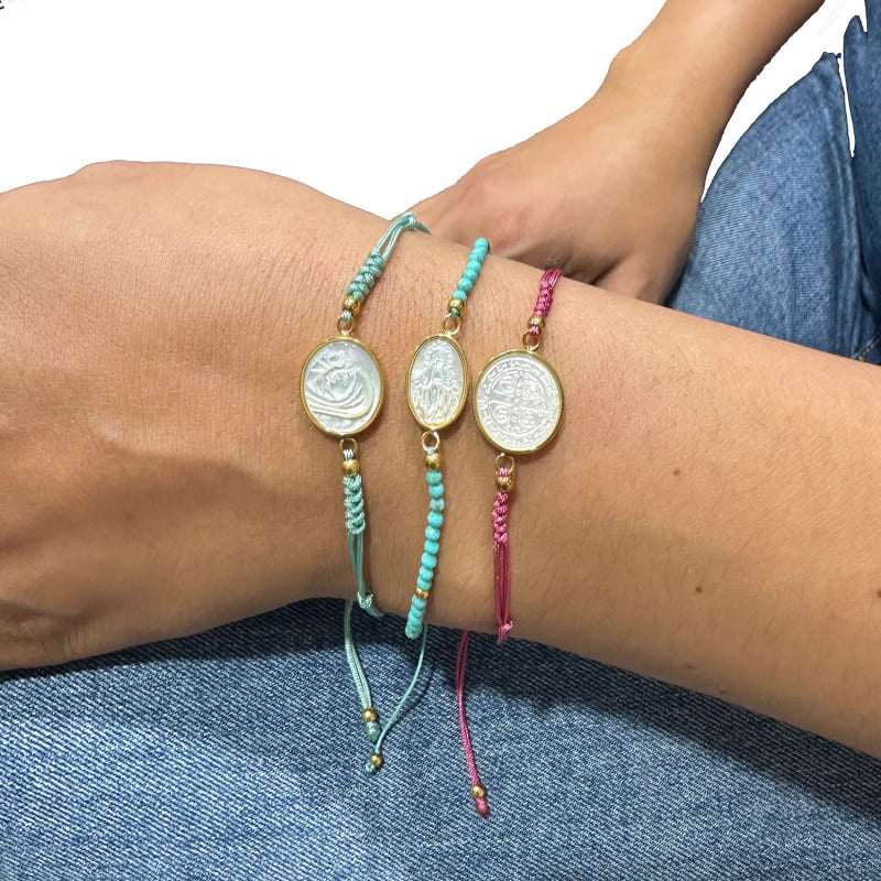 Pulsera Cruz San Benito