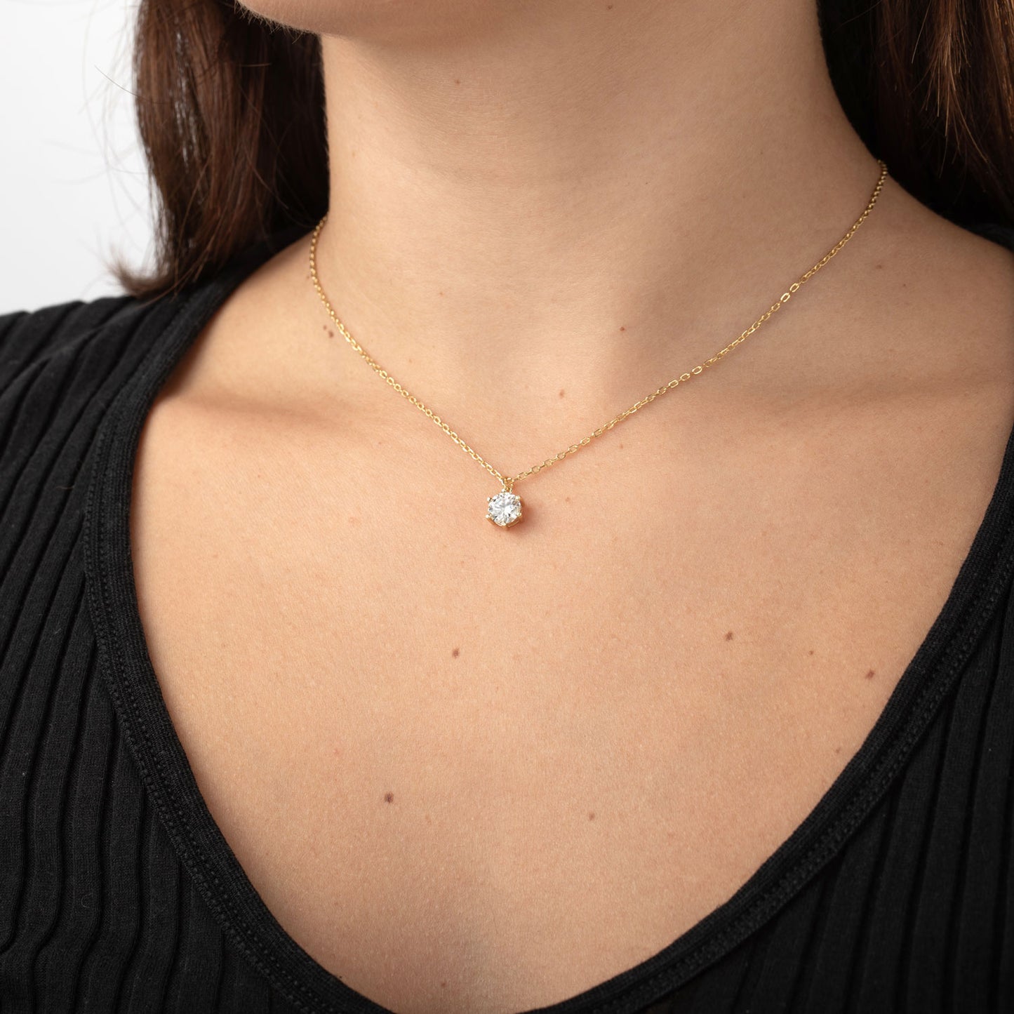 Collar Moissanita
