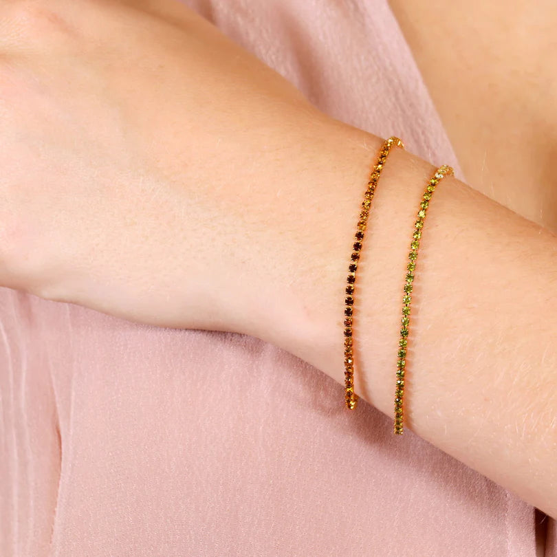 Pulsera Circonitas Marrones