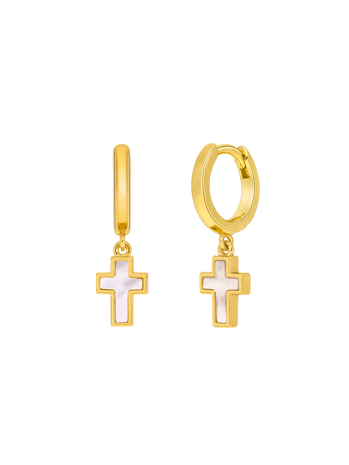 Pendientes Cruz Nácar