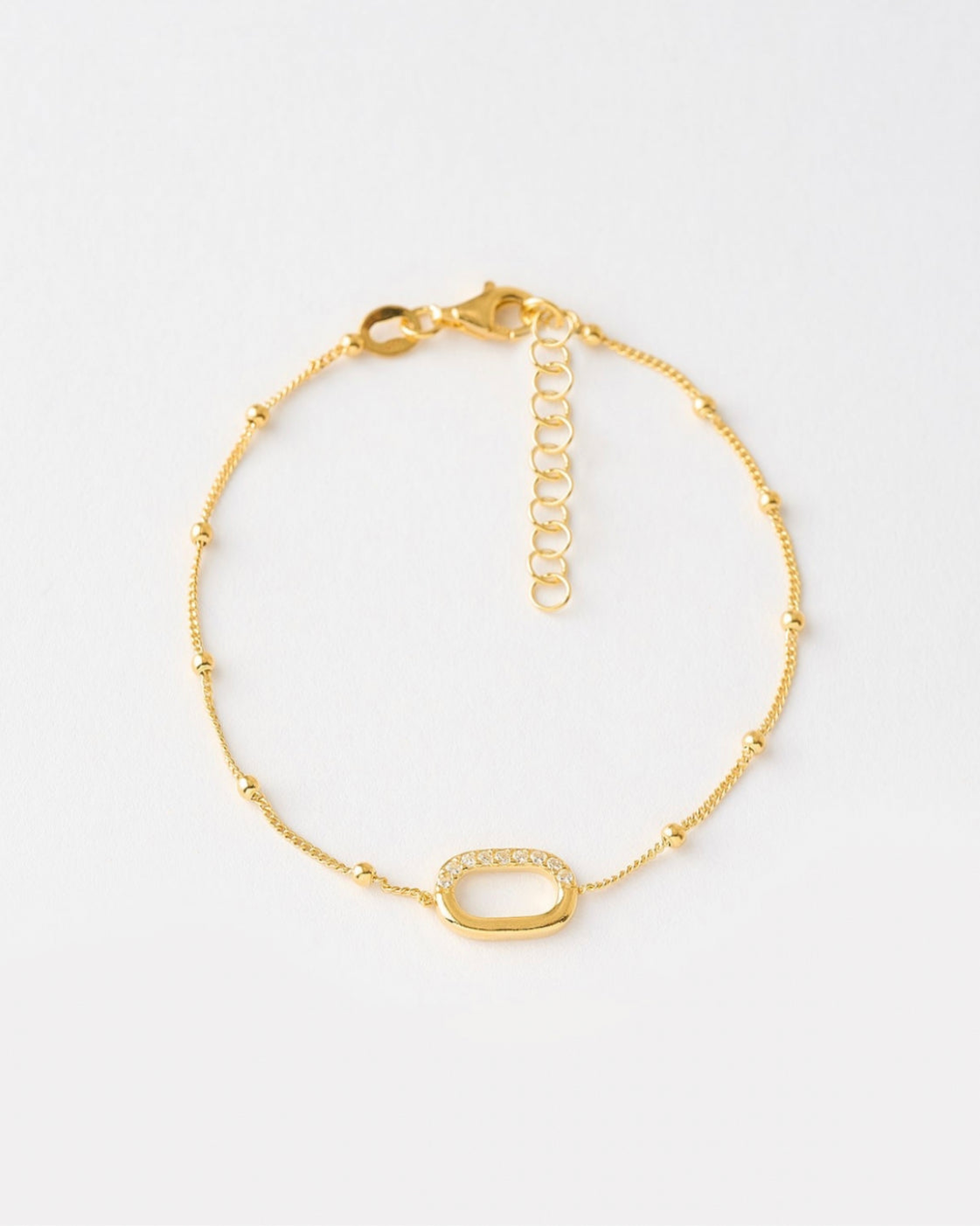 Pulsera ovalo circonitas