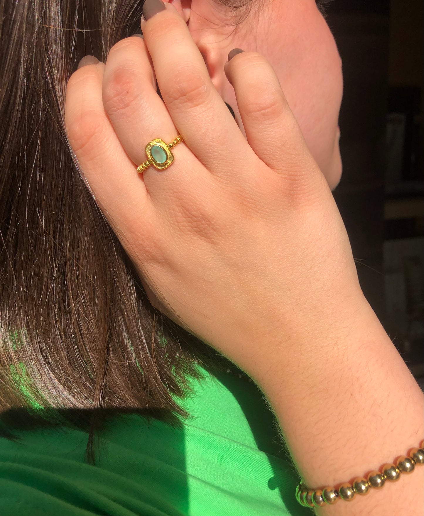 Anillo Piedra Color