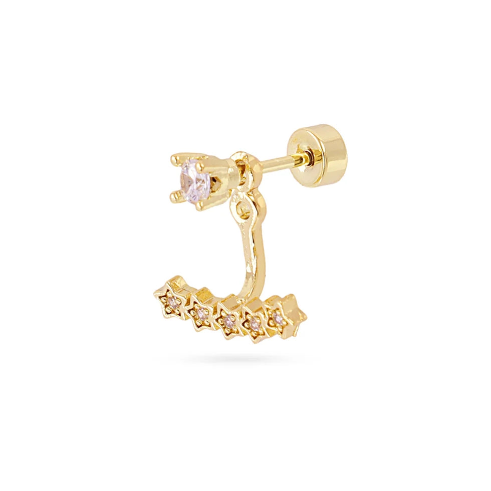 Piercing colgante estrellas