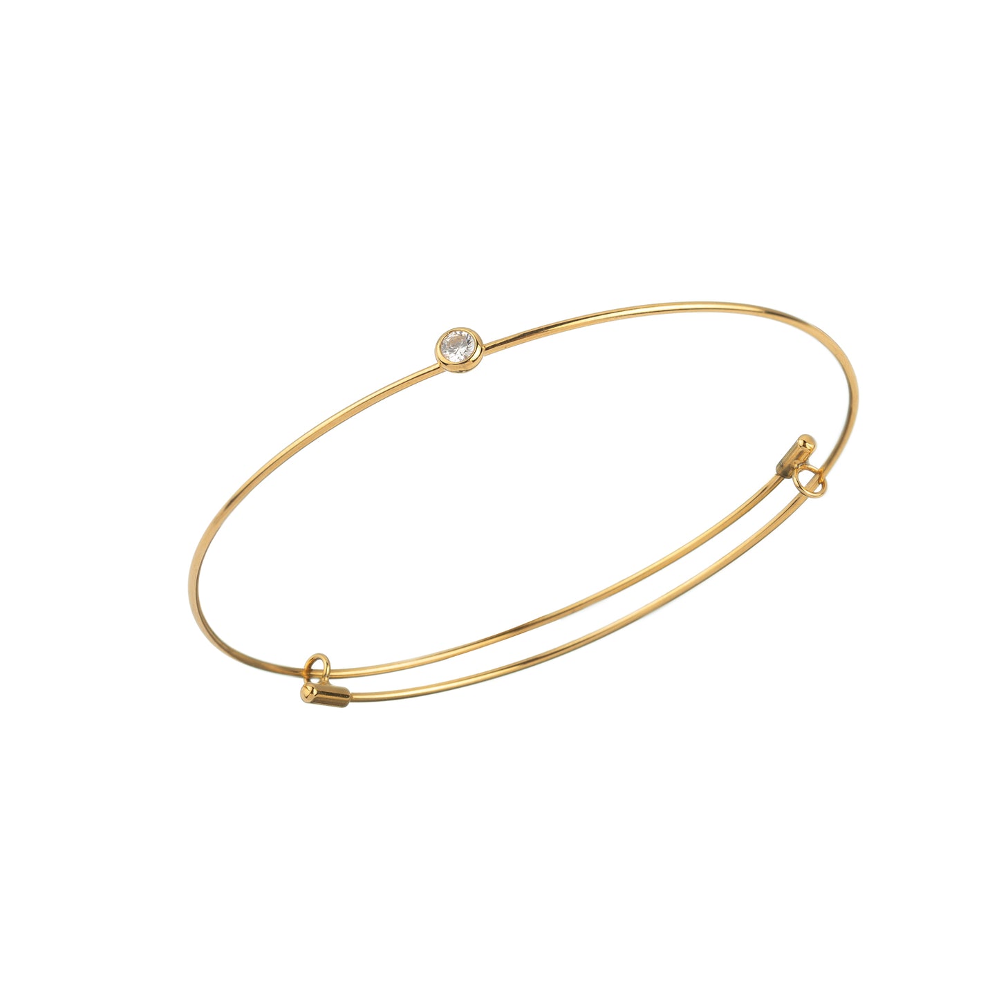 Pulsera acero rígida
