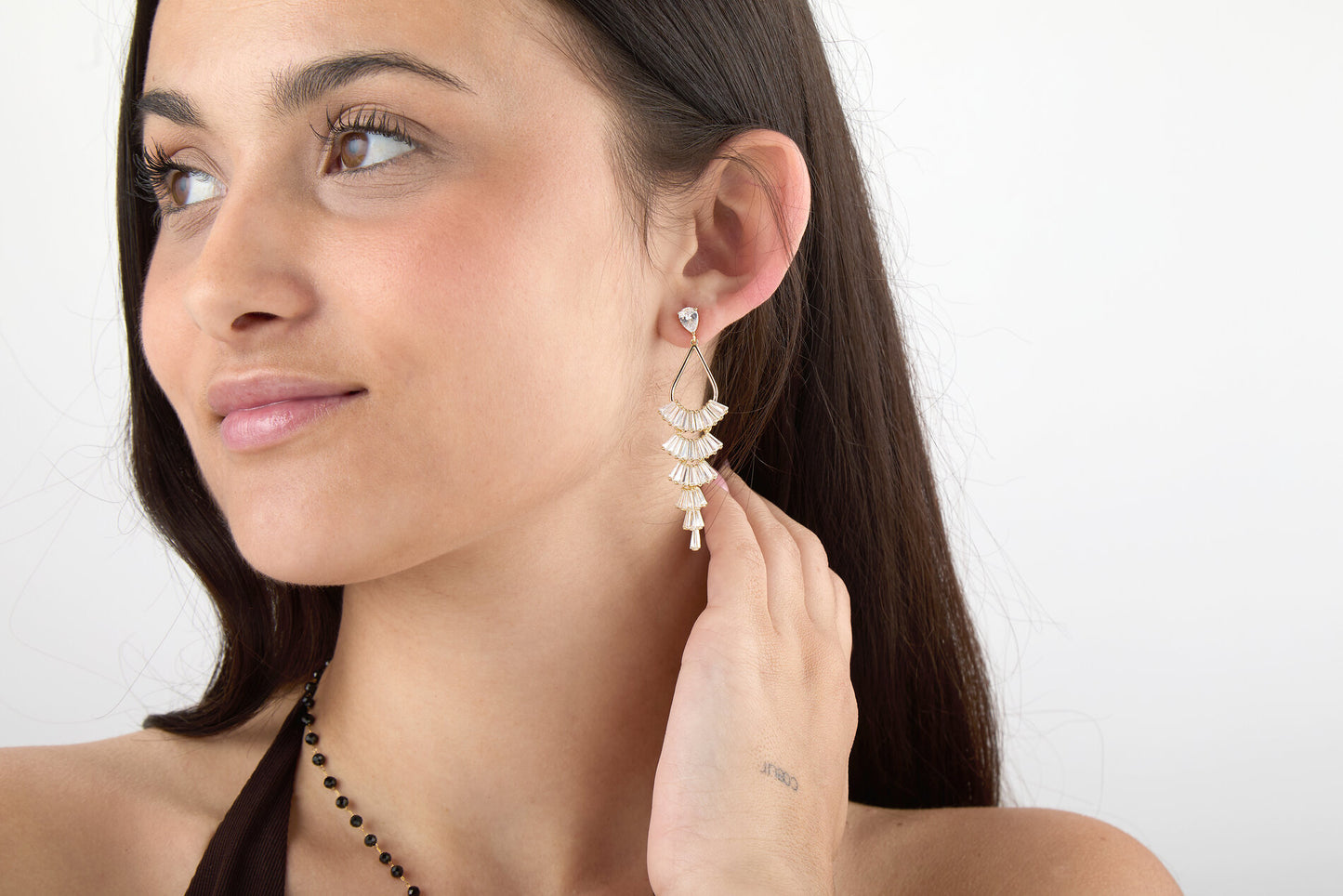 Pendientes Circonitas largos