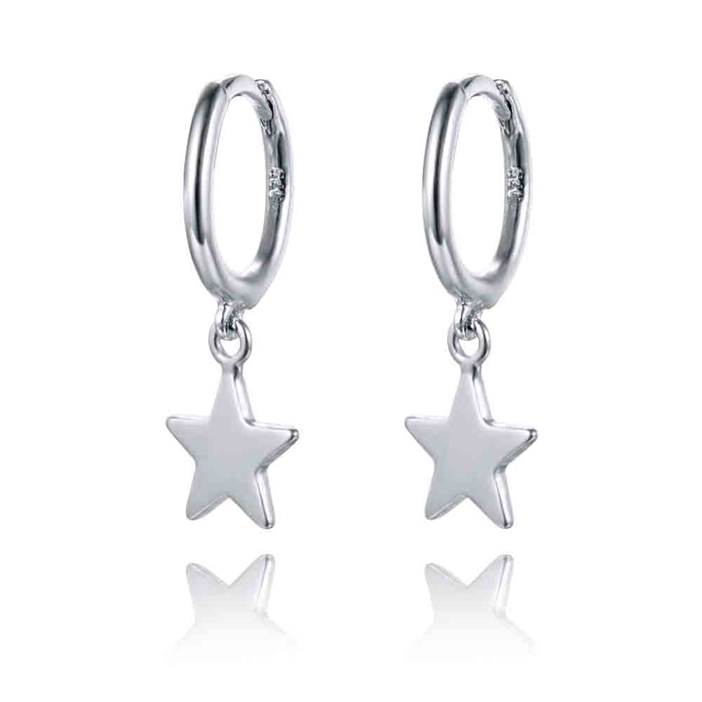 Aros Estrella Plata