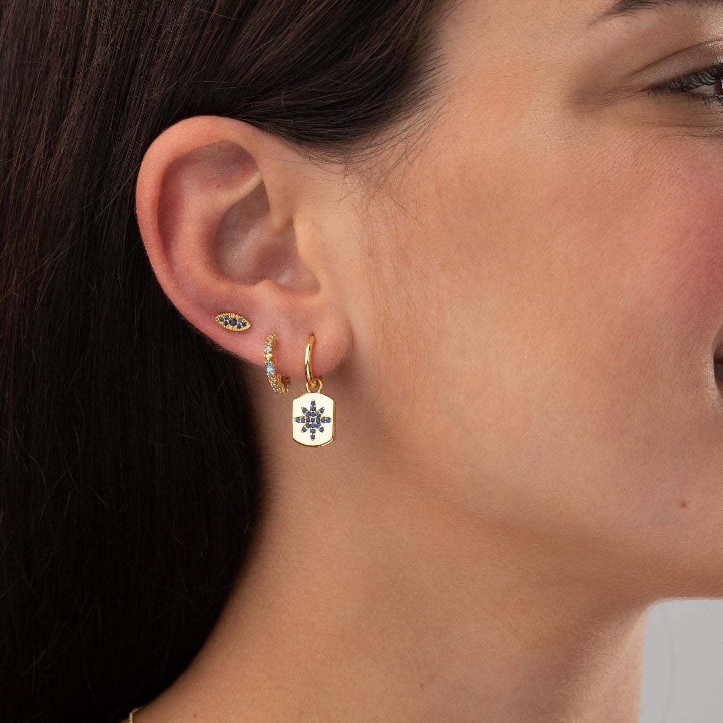 Pendientes estrella colores