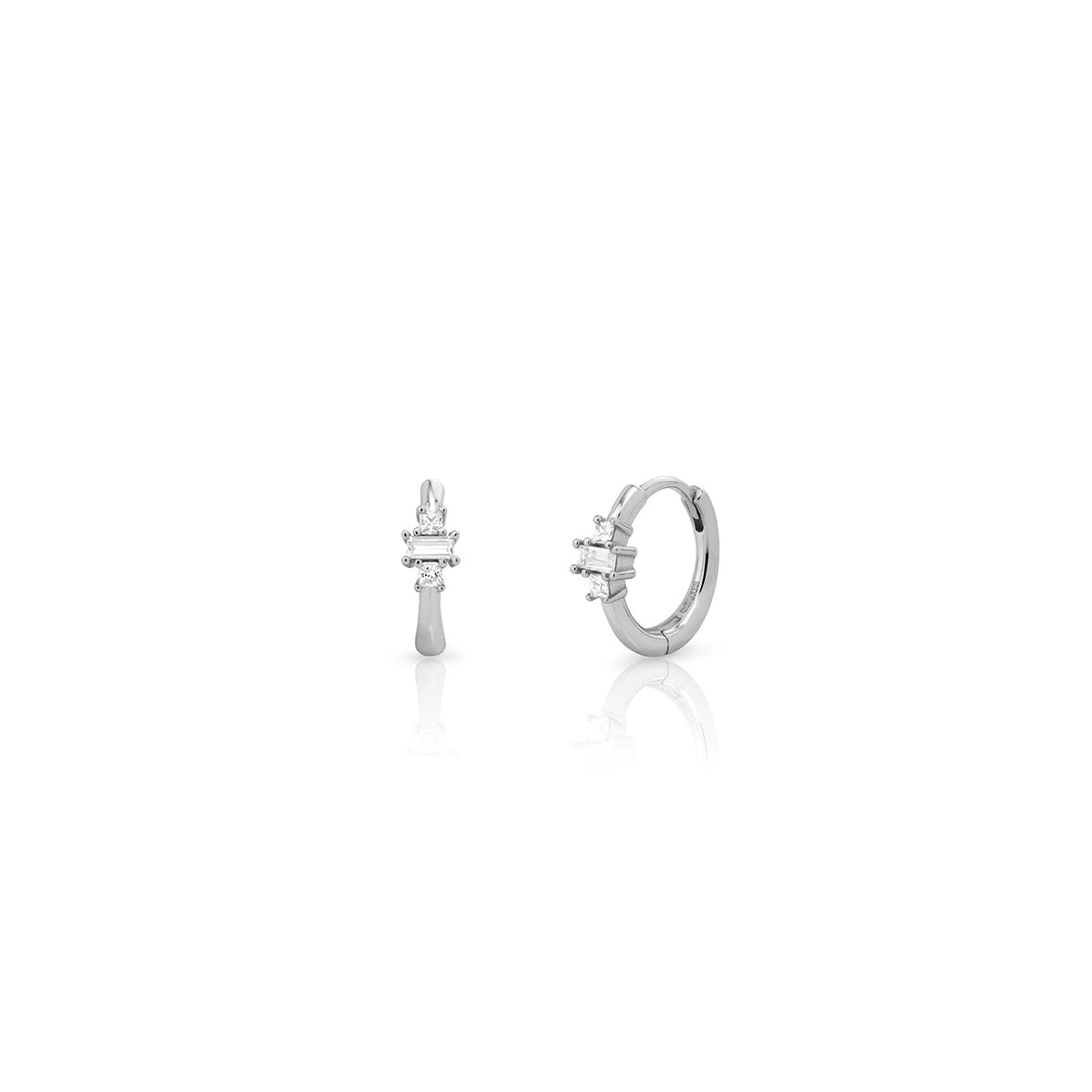 Piercing aro circonita