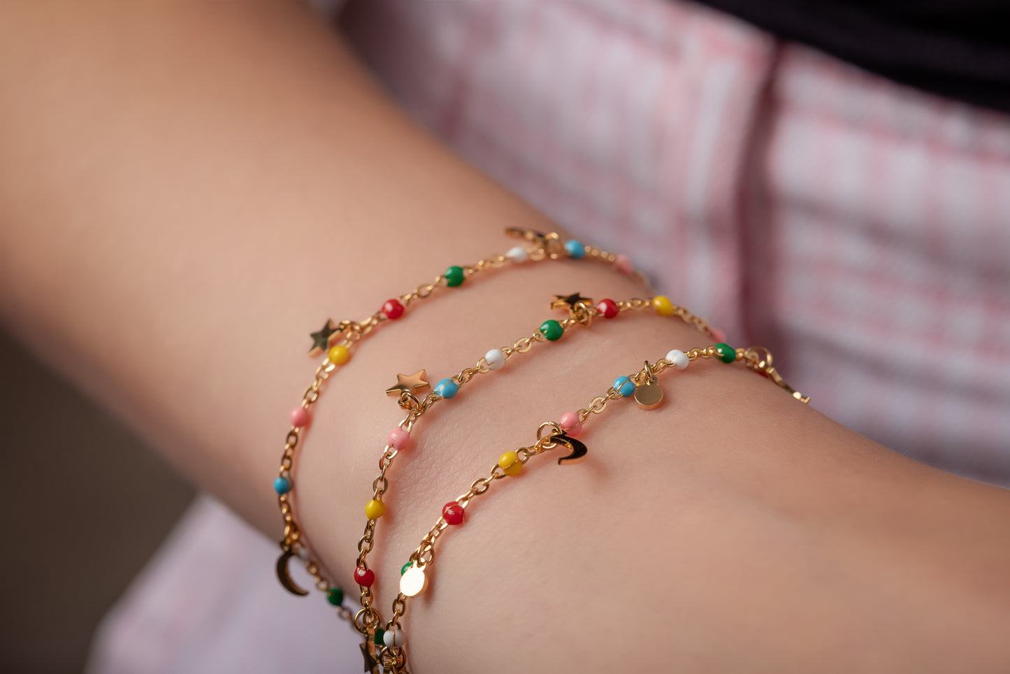 Pulsera Estrellas Colores