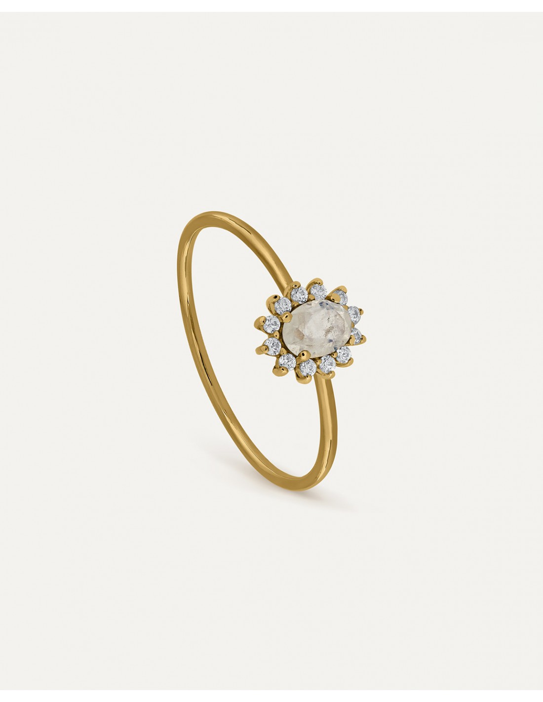 Anillo Rosetón 9kts