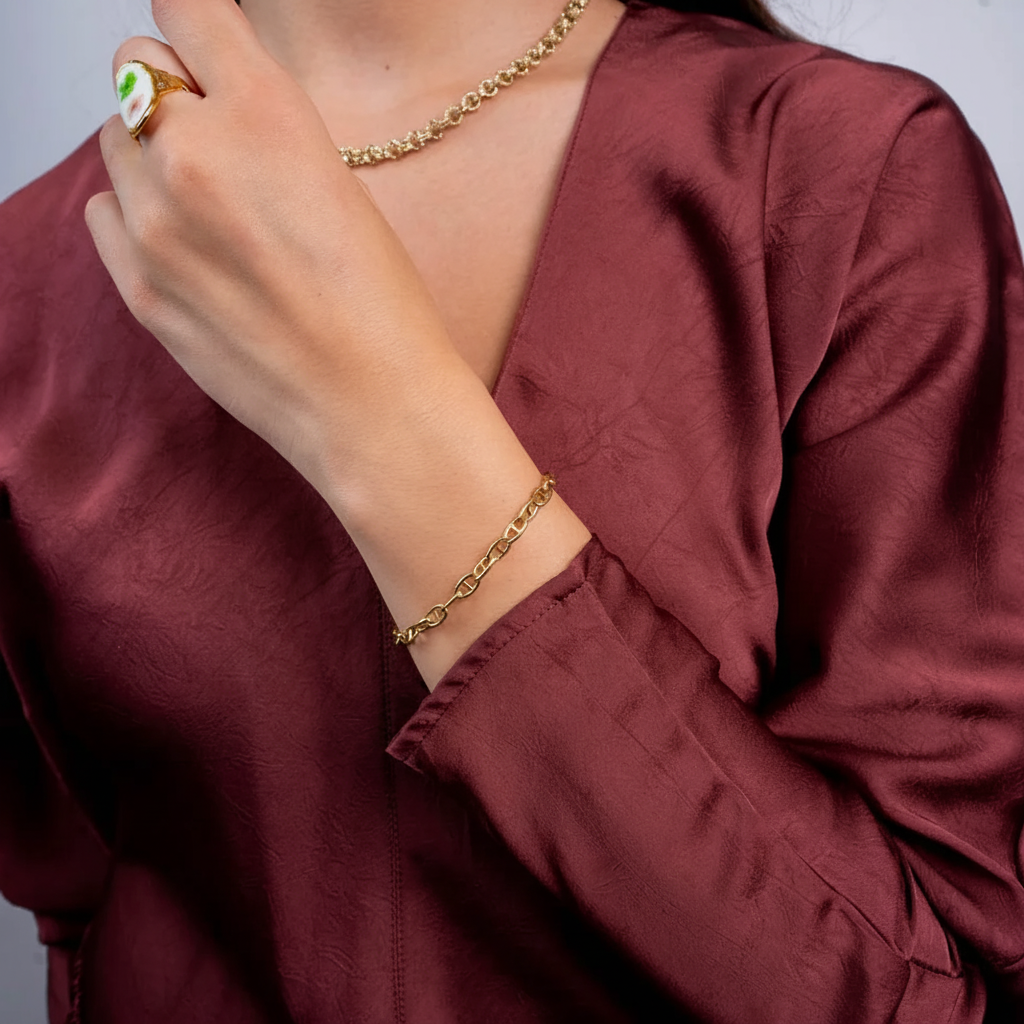 Pulsera mini eslabones