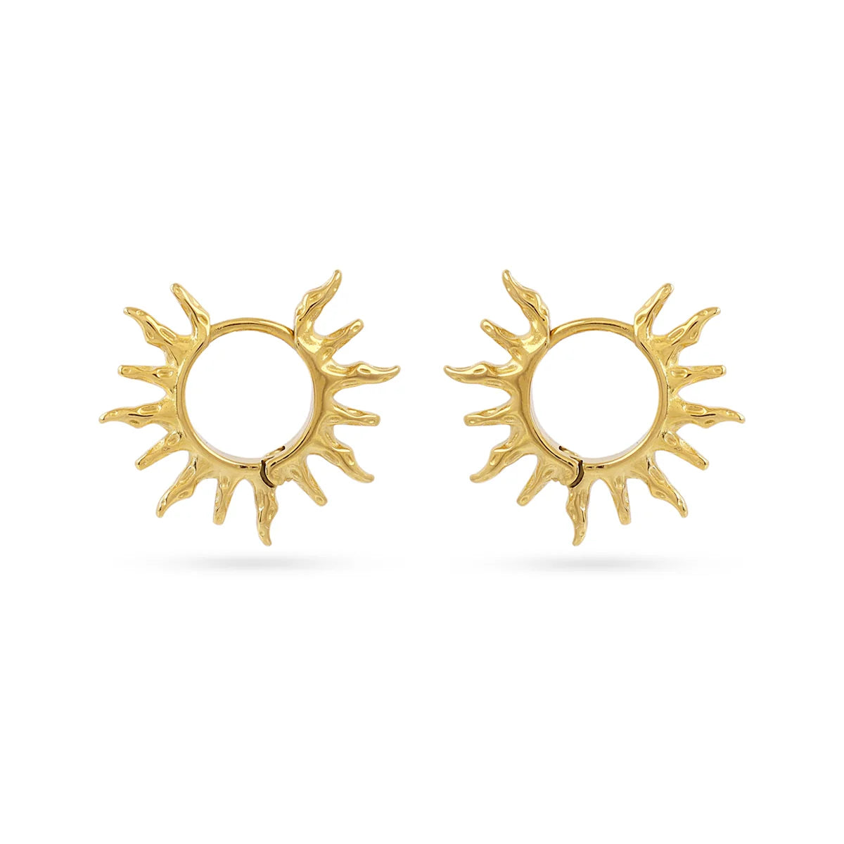 Pendientes Sol aro