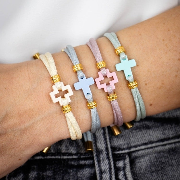 Pulsera elástica Cruz
