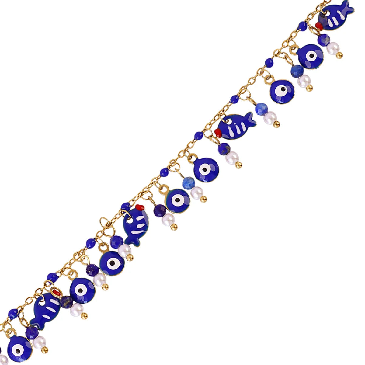 Pulsera Pez y Ojo Turco
