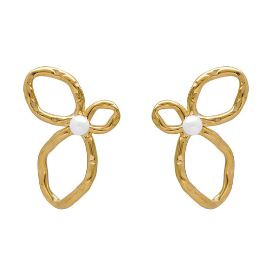 Pendientes Hoja Victoria Cruz