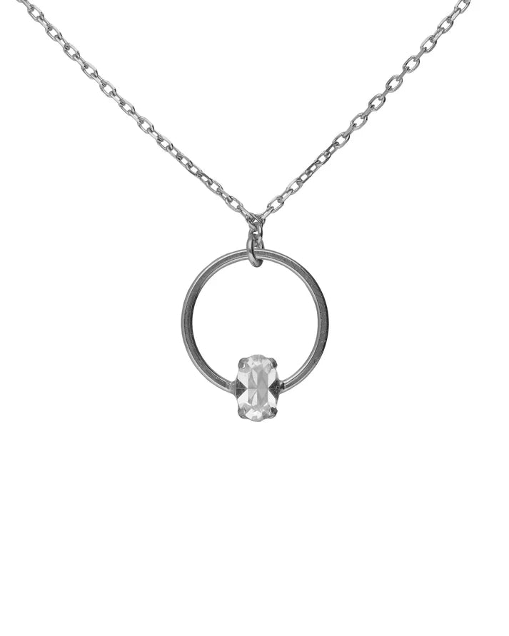 Collar Círculo con Cristal Victoria Cruz