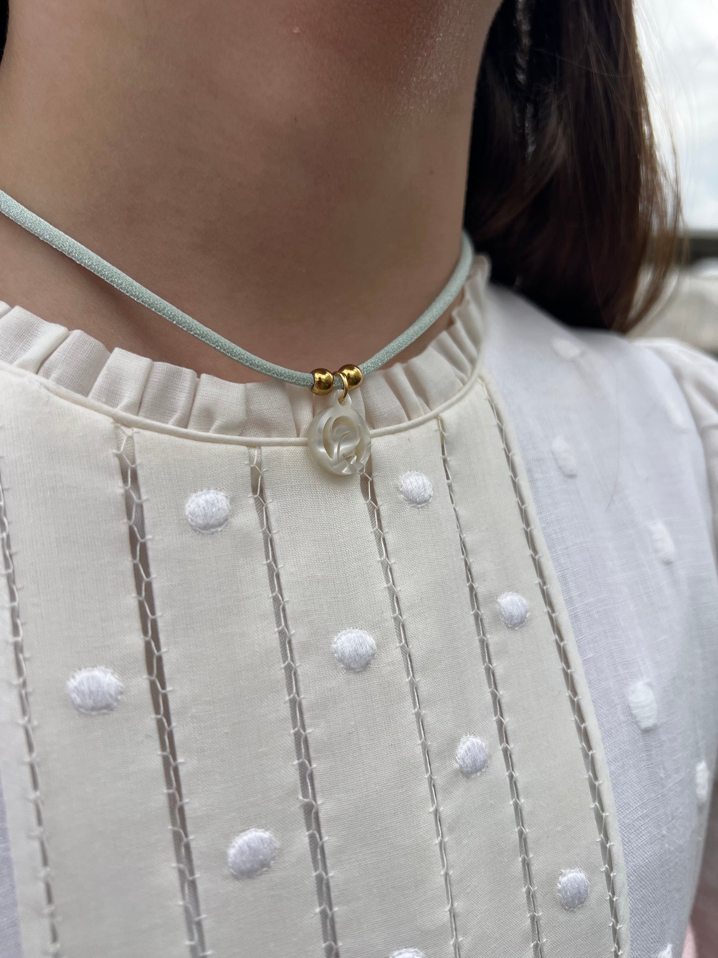Collar Virgen Niña elástico