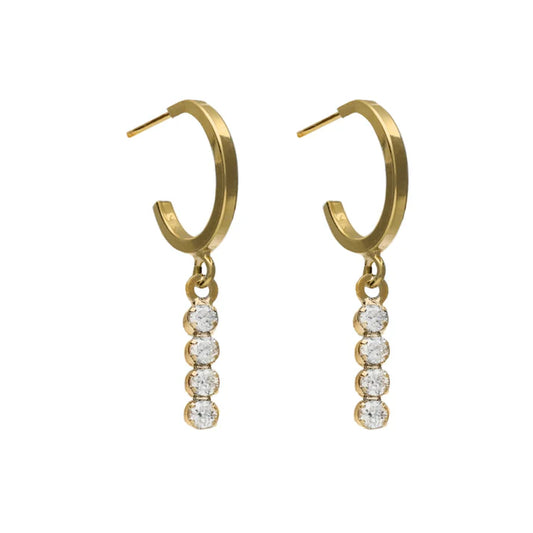 Aros Cristales Victoria Cruz