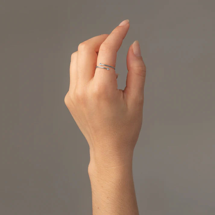 Anillo Espiral Victoria Cruz