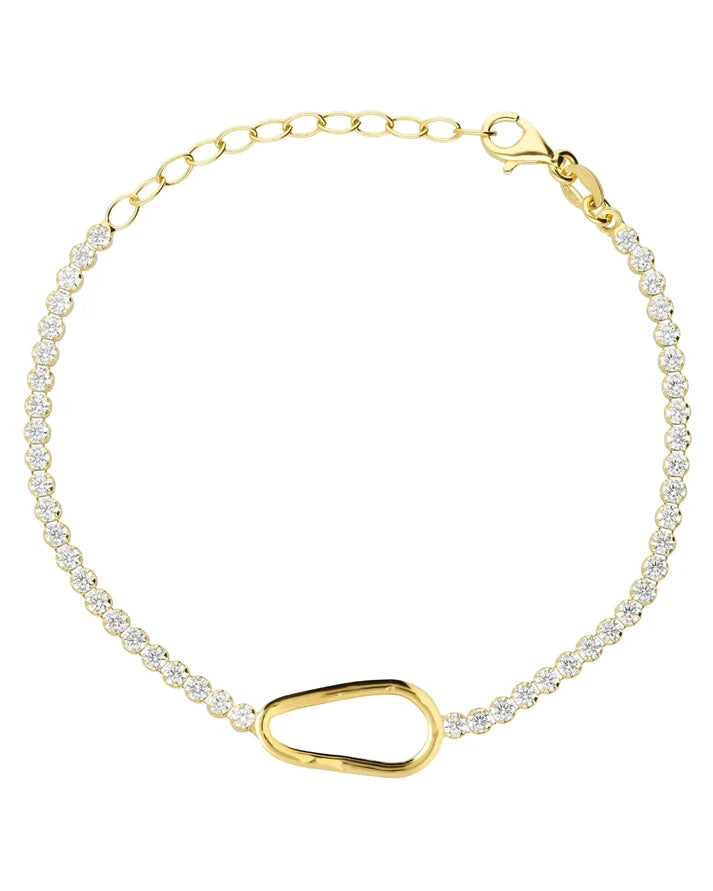 Pulsera Gota cristales