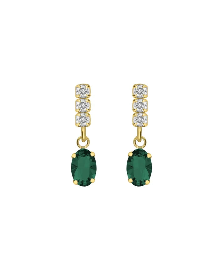 Pendientes cristales cortos VC