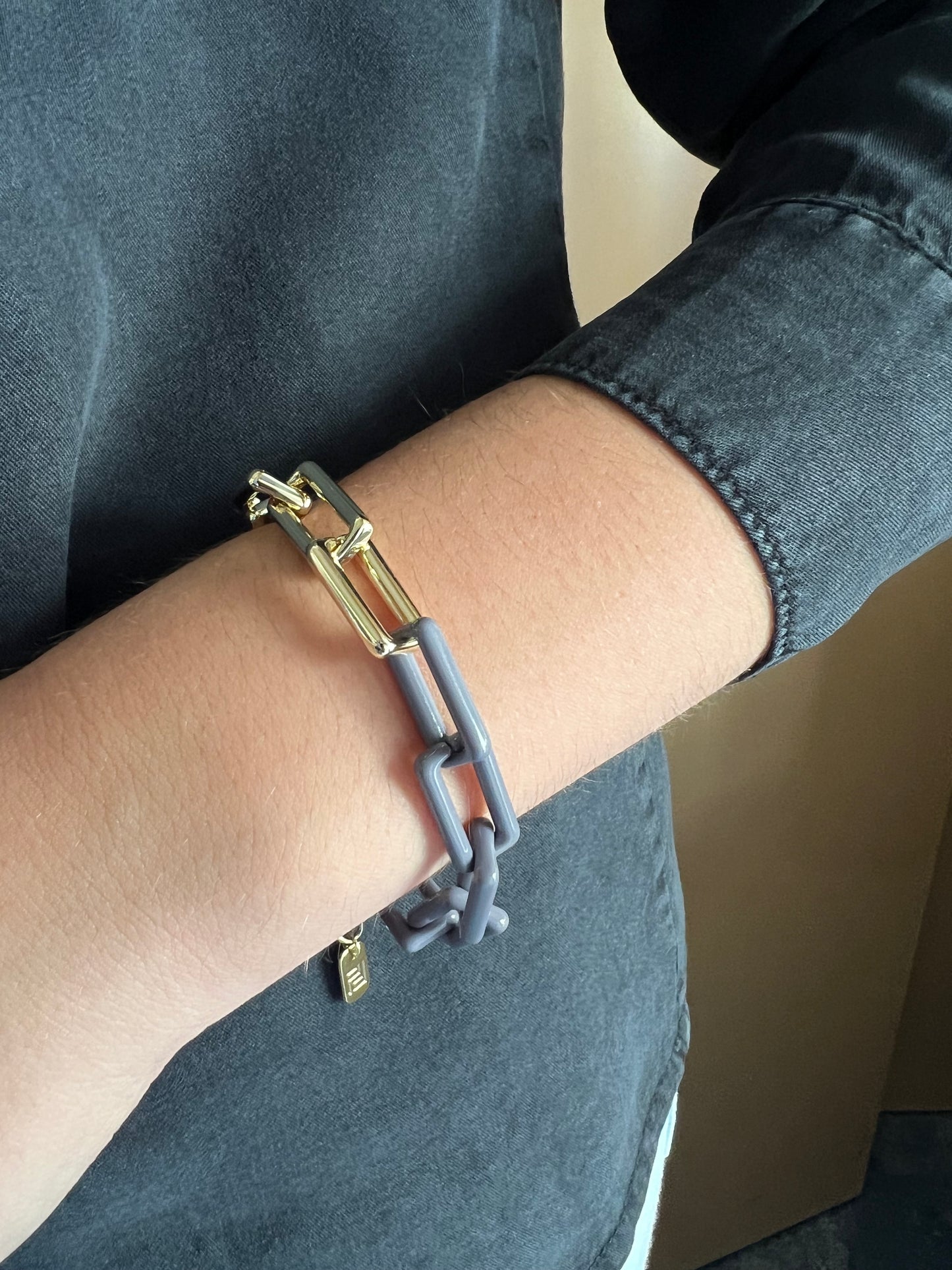 Pulsera eslabones esmaltados PERTEGAZ