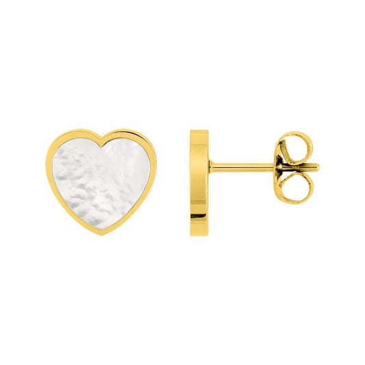 Pendientes Corazón Nácar