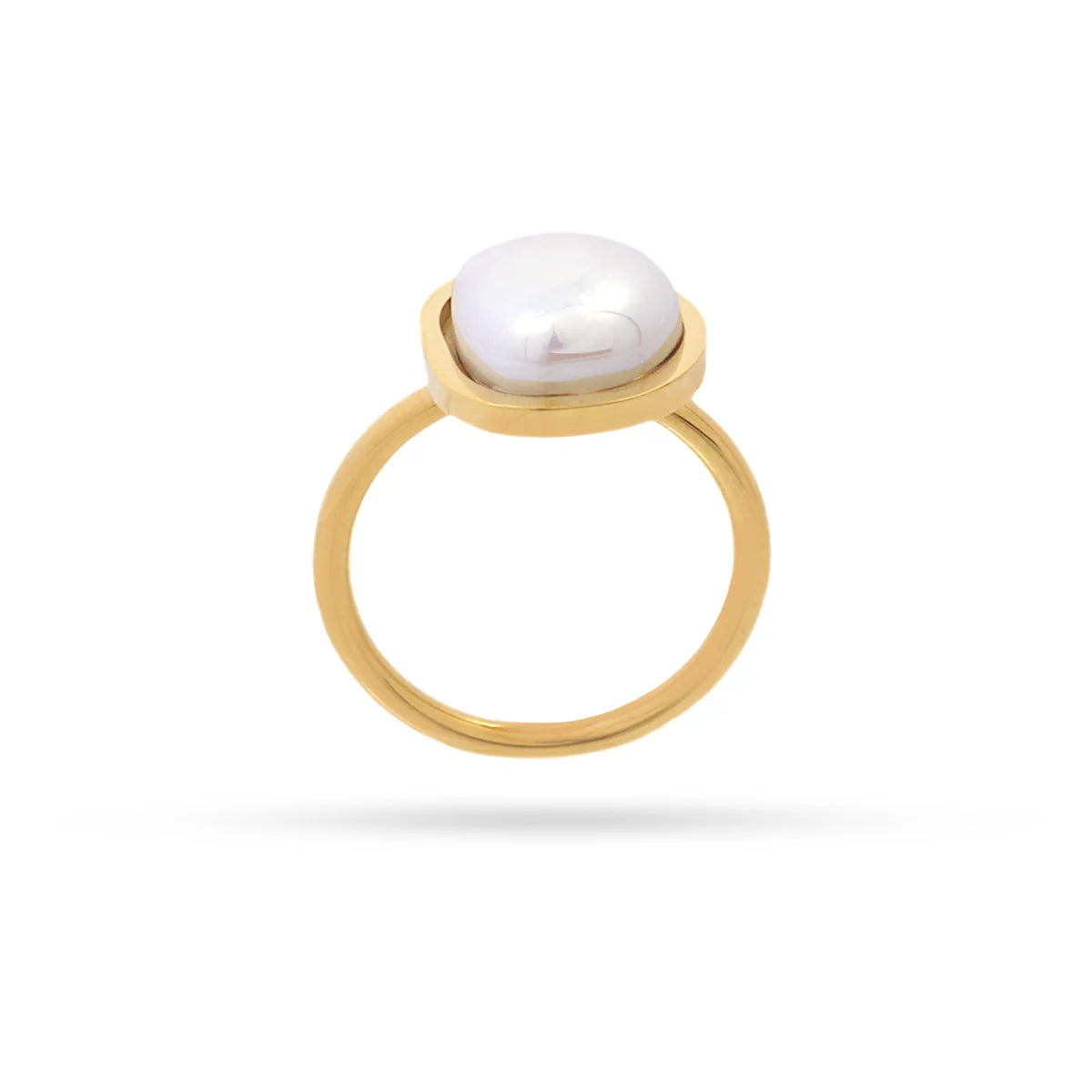 Anillo Perla acero