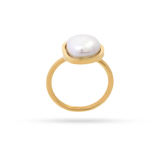 Anillo Perla acero