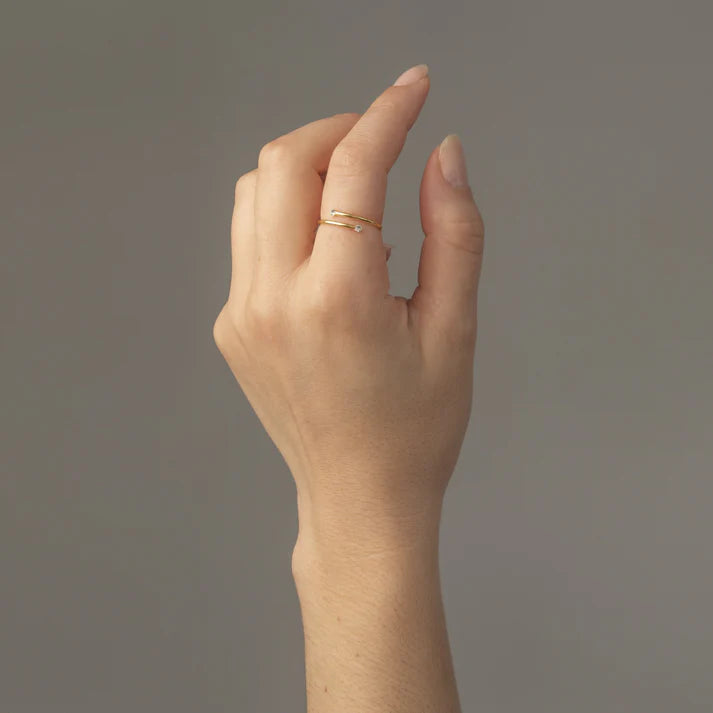 Anillo Espiral Victoria Cruz