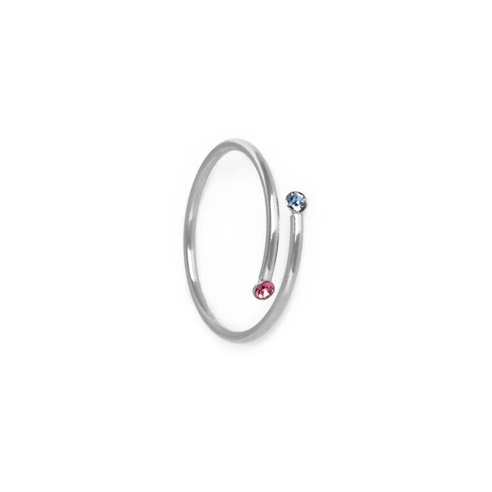Anillo Espiral Victoria Cruz