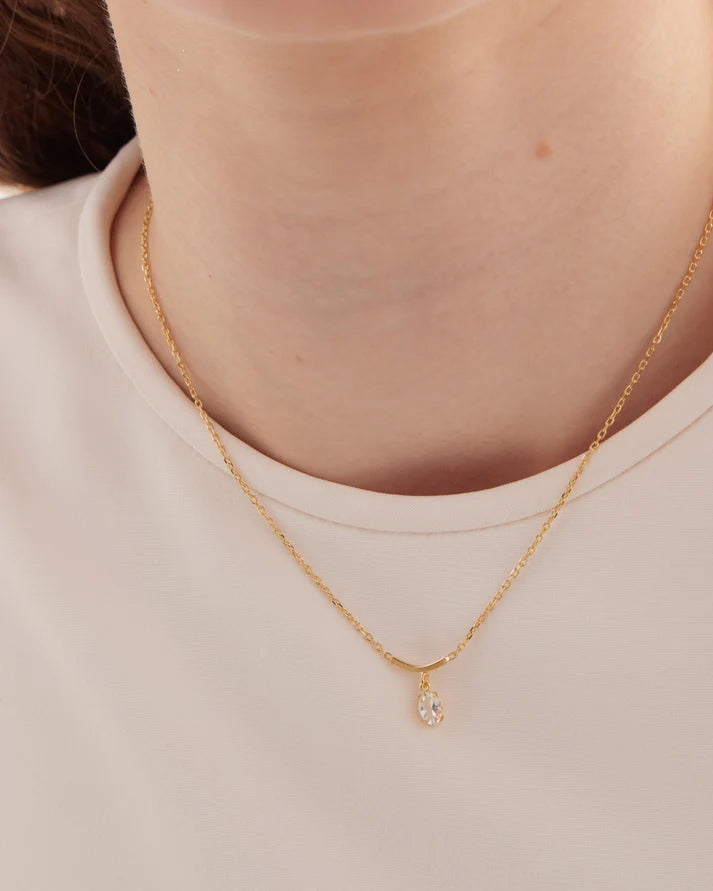 Collar Arco con Cristal Victoria Cruz