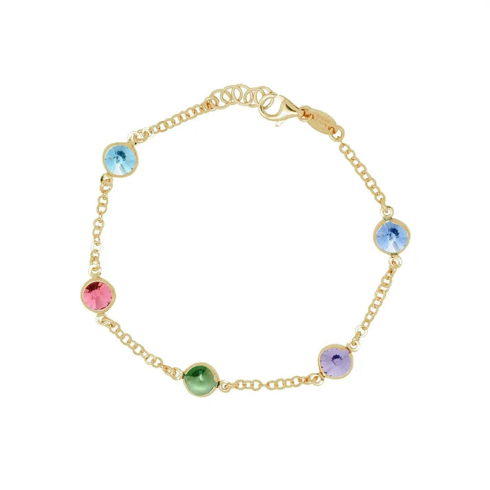 Pulsera cristales colores mini VC