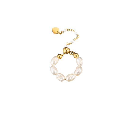 Anillo ajustable Perlas