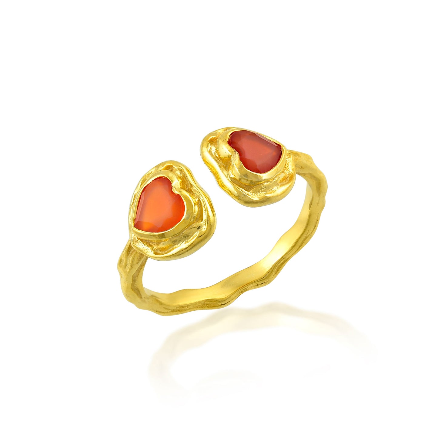 Anillo Corazón doble