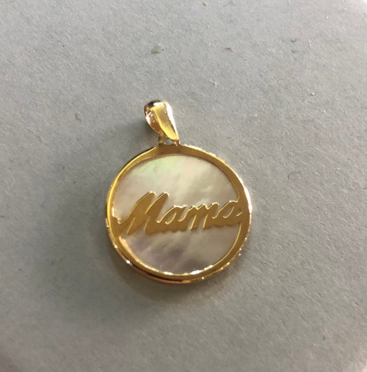 Colgante oro mamá