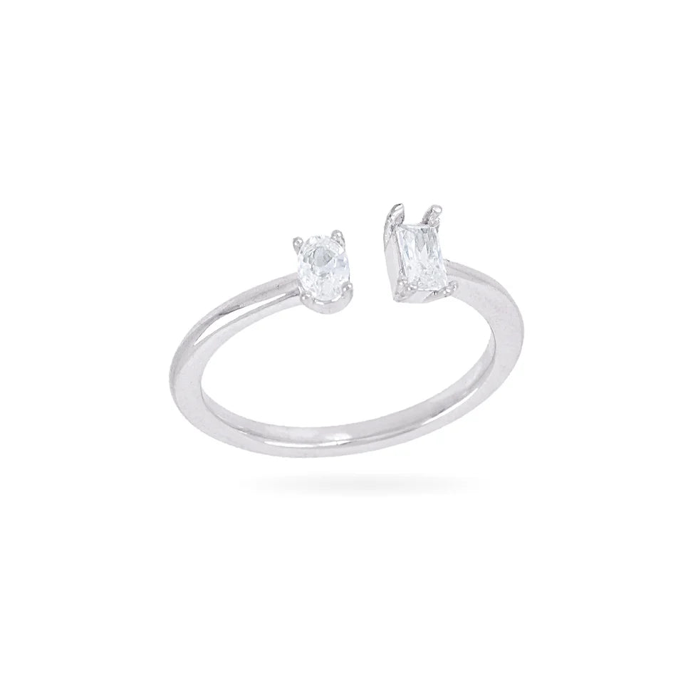 Anillo doble circonita
