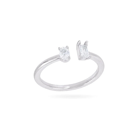 Anillo doble circonita