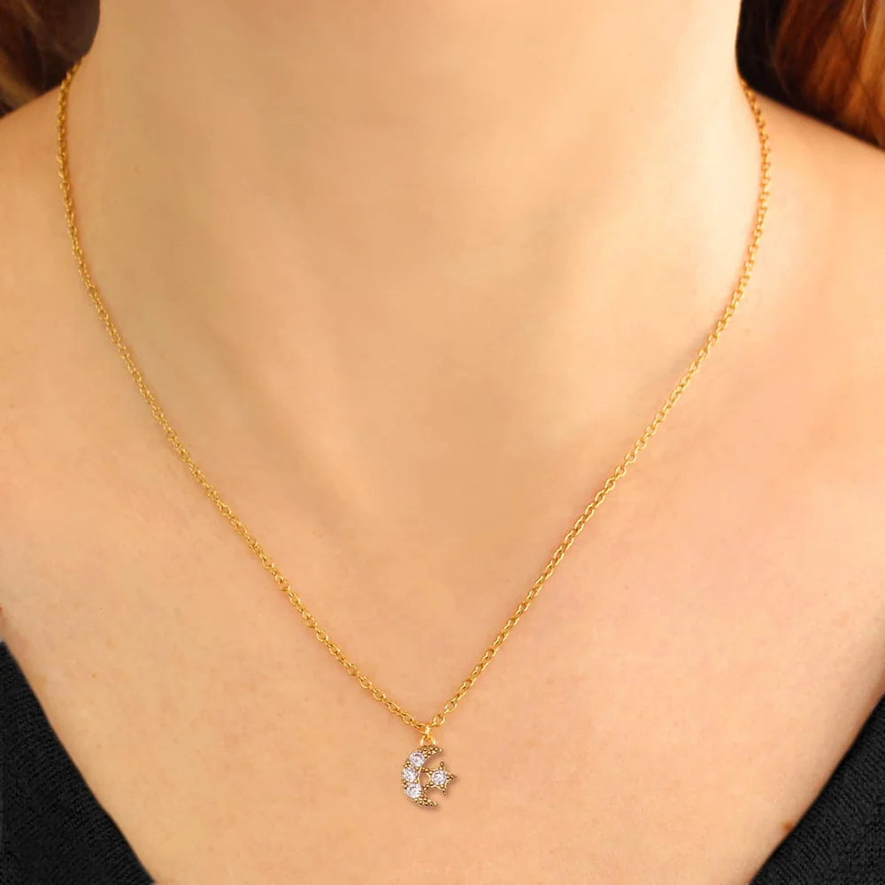 Collar Luna y Estrella