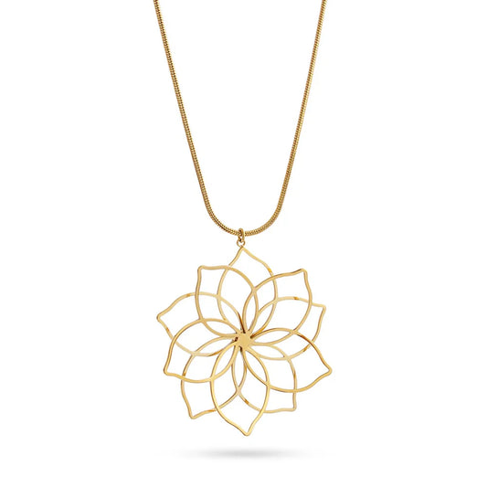 Collar Largo Flor