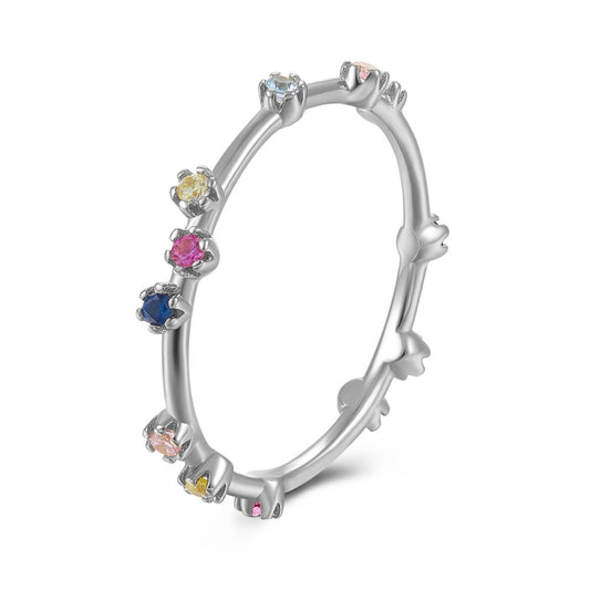 Anillo con circonitas